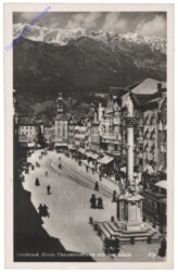 Innsbruck, Maria Theresienstrasse mit Annasäule