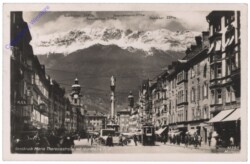 Innsbruck, Maria Theresienstrasse mit Nordkette