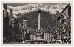 Innsbruck, Maria Theresienstrasse gegen Nordkette Karwendel