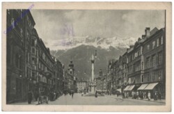 Innsbruck, Maria Theresienstrasse gegen Nordkette