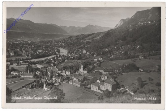Innsbruck, Mühlau gegen Oberinntal