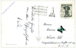 Innsbruck, mit Nordkette von der Brennerstrasse