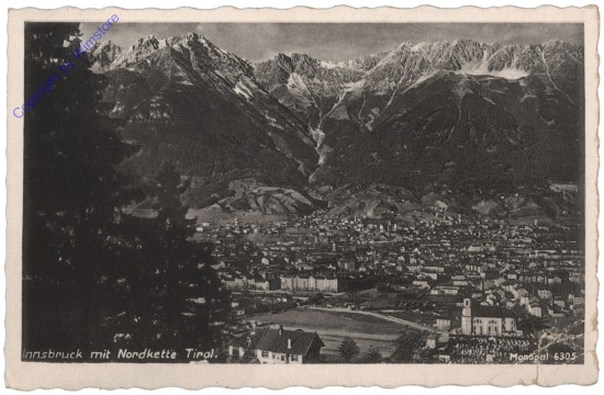 ak118028 Innsbruck, mit Nordkette