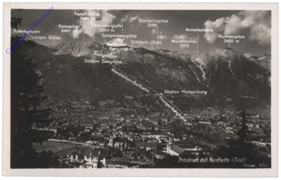 Innsbruck, mit Nordkette