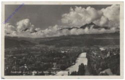 Innsbruck, gegen Süden mit Serles und Nockspitze