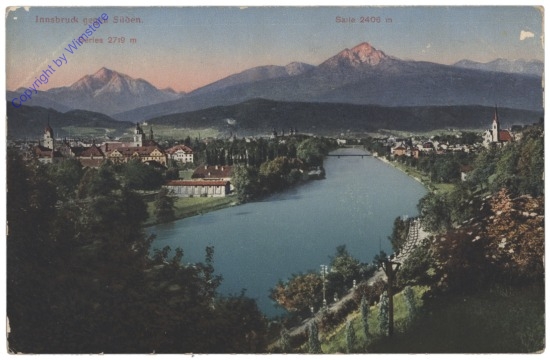 ak118079 Innsbruck, gegen Süden