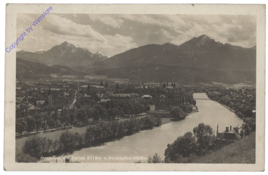 Innsbruck, mit Serles u. Nockspitze
