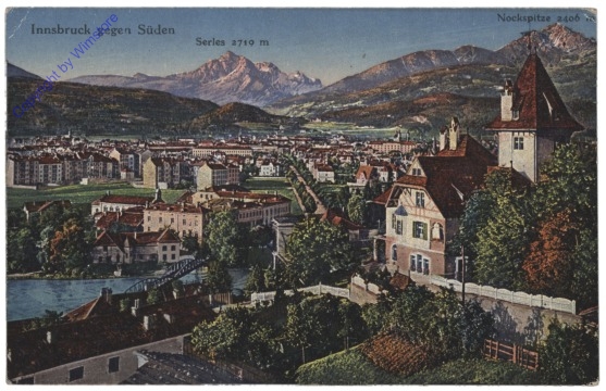 ak118092 Innsbruck, gegen Süden