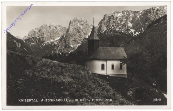 Kaisertal, Antoniuskapelle mit Kl. Halt u. Totenkirchl