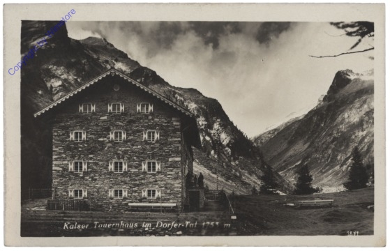 Kals am Großglockner, Kalser Tauernhaus im Dorfer-Tal