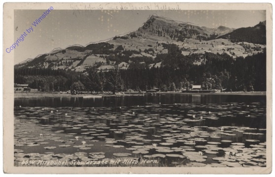 Kitzbühel, Schwarzsee mit Kitzb. Horn