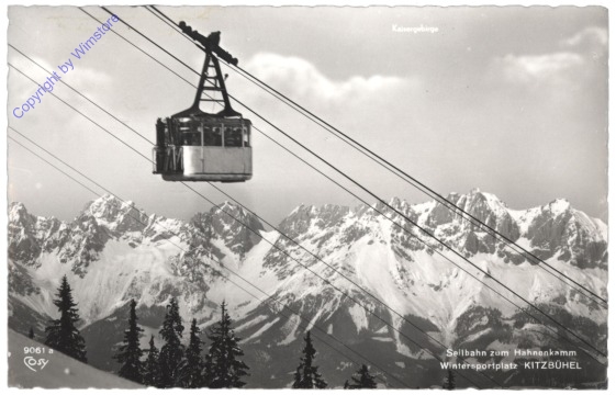 Kitzbühel, Seilbahn zum Hahnenkamm