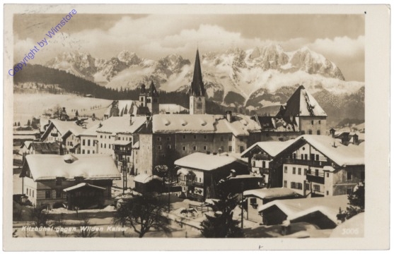 ak118210_1 Kitzbühel, gegen Wilden Kaiser