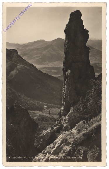 Kitzbühel, Kitzbüheler Horn und Gaudeamushütte v. Jubiläumssteig