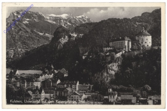 Kufstein, Unterinntal mit dem Kaisergebirge