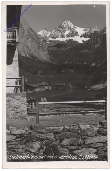 Matrei, Lucknerhaus mit Glocknerblick