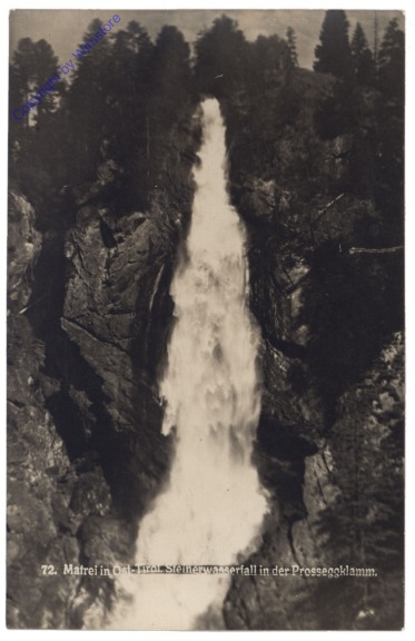 Matrei, Steinerwasserfall in der Prosseggklamm