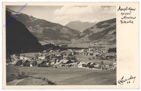 Mayrhofen, gegen Norden
