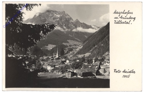 Mayrhofen, m. Grünberg
