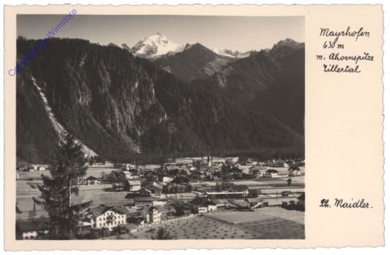 Mayrhofen, m. Ahornspitze