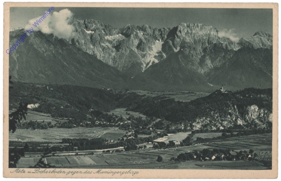 Mötz, und Locherboden gegen das Miemingergebirge