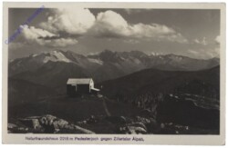 Gschnitz, Naturfreundehaus Padasterjoch gegen Zillertaler Alpen