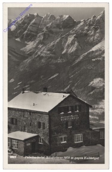 Patsch, Patscherkofel Schutzhaus gegen Kalkkögel
