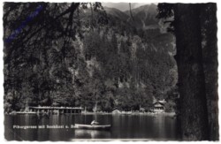 Oetz, Piburgersee mit Seehäusl u. Bad