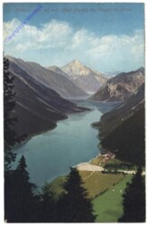 Reutte, Plansee mit Hotel Forelle