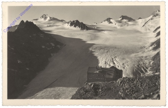 Obergurgl, Ramolhaus mit dem großen Gurgler-Gletscher