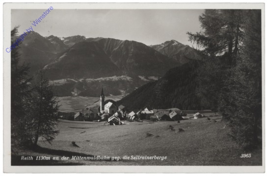 Reith, an der Mittwaldbahn geg. die Sellrainerberge