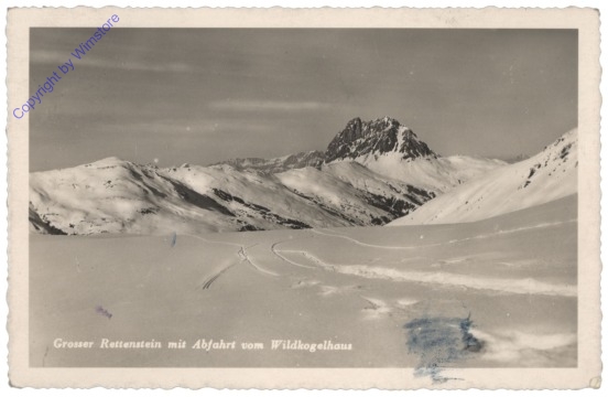 Neukirchen am Großvenediger, Grosser Rettenstein mit Abfahrt vom Wildkogelhaus