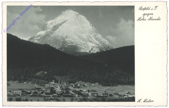 ak118558 Seefeld, gegen Hohe Munde