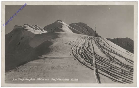 Seefeld, Am Seefeldernjöchl mit Seefelderspitze