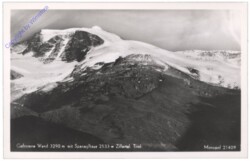 Hintertux, Gefrorene Wand mit Spanaglhaus