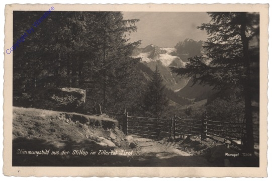 Mayrhofen, Stimmungsbild aus der Stillup