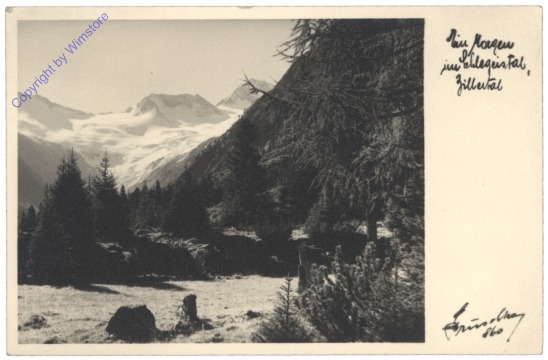 Schwaz, Ein Morgen im Schlegeistal