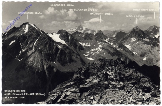Ainet, Schobergruppe, Ausblick vom H. Prijakt