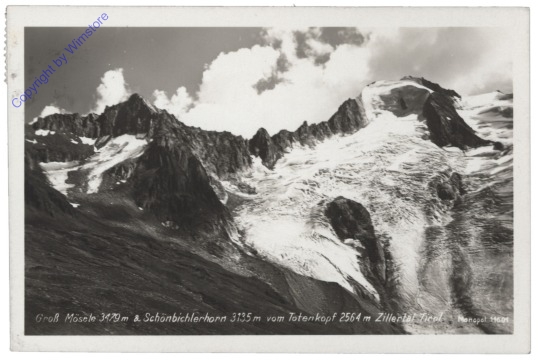 Zillertaler Alpen, Groß Mösele & Schönbichlerhorn vom Totenkopf