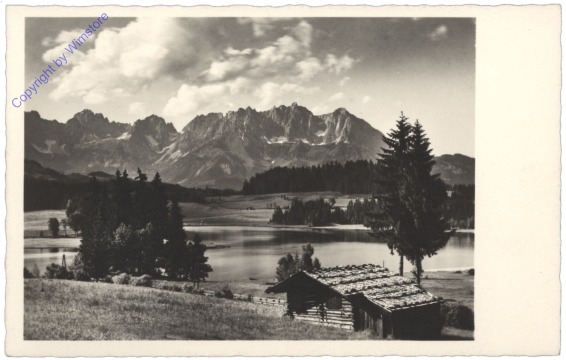 Kitzbühel, Schwarzsee gegen Wilden Kaiser