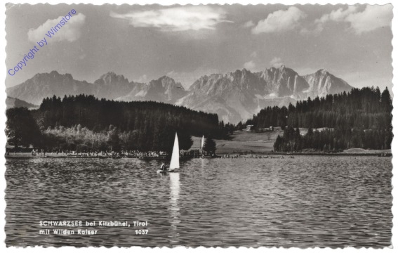 Kitzbühel, Schwarzsee mit Wilden Kaiser