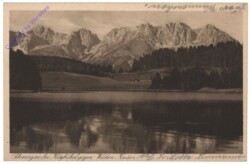 Kitzbühel, Schwarzsee gegen Wilden Kaiser