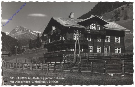 St. Jakob im Defereggental, mit Almerhorn u. Hochgall