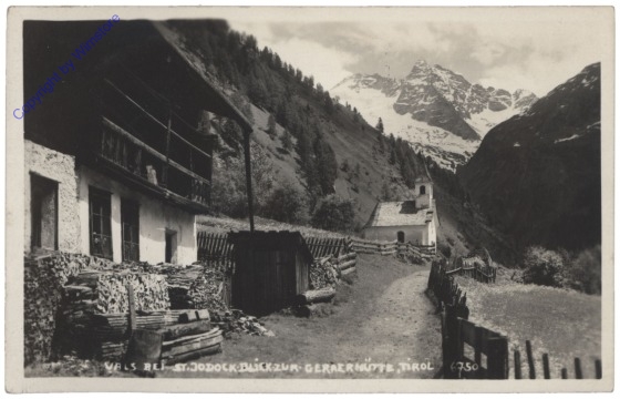 St. Jodock am Brenner, Blick zur Geraerhütte