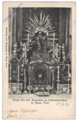 Thaur, Haupt des heil. Romedius im Schlosskirchlein