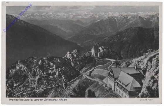 Wendelstein, Wendelsteinhotel gegen Zillertaler Alpen
