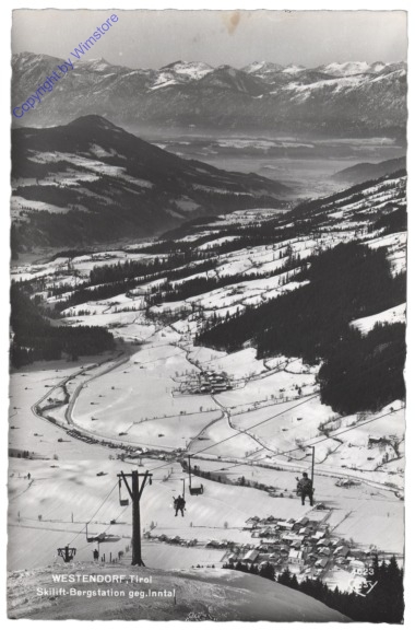 Westendorf, Skilift-Bergstation geg. Inntal