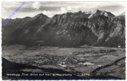 Windegg, Blick auf Hall u. Nordkette