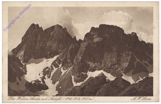 ak118831 Braies (Prags), Die Wilden Sender u.d. Seekofel