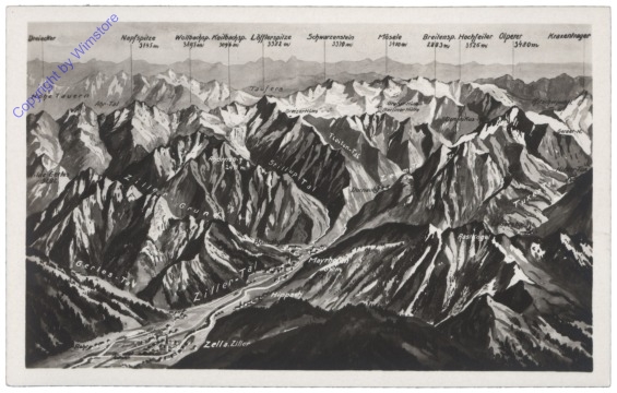 Zillertaler Alpen, Zillertal Zell - Mayrhofen